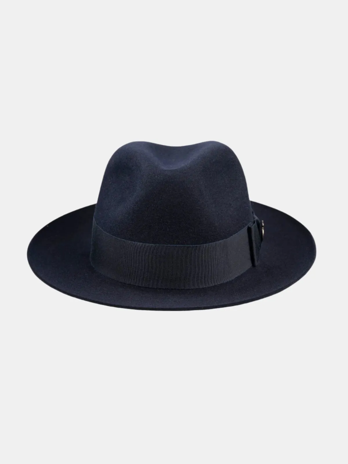 Christys' Classic Felt Fedora Hat - Navy