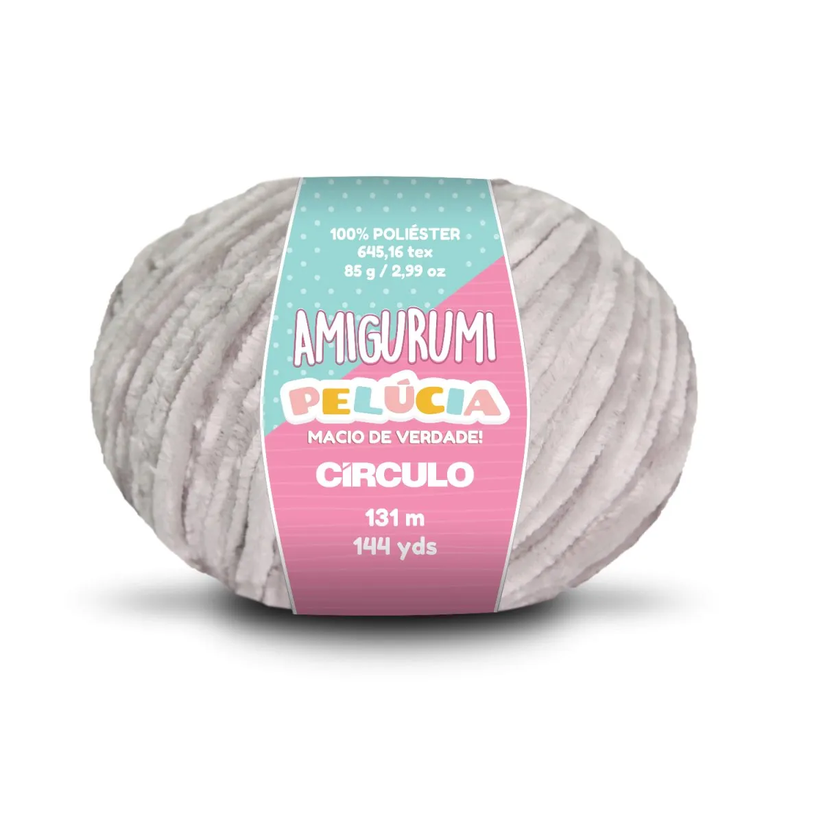Circulo - Amigurumi Pelucia Yarn, Special Velvet Chenille Yarn for Crochet & Knitting, Amigurumi Plush Yarn for Amigurumi and Blanket,  85 g - 131 meters