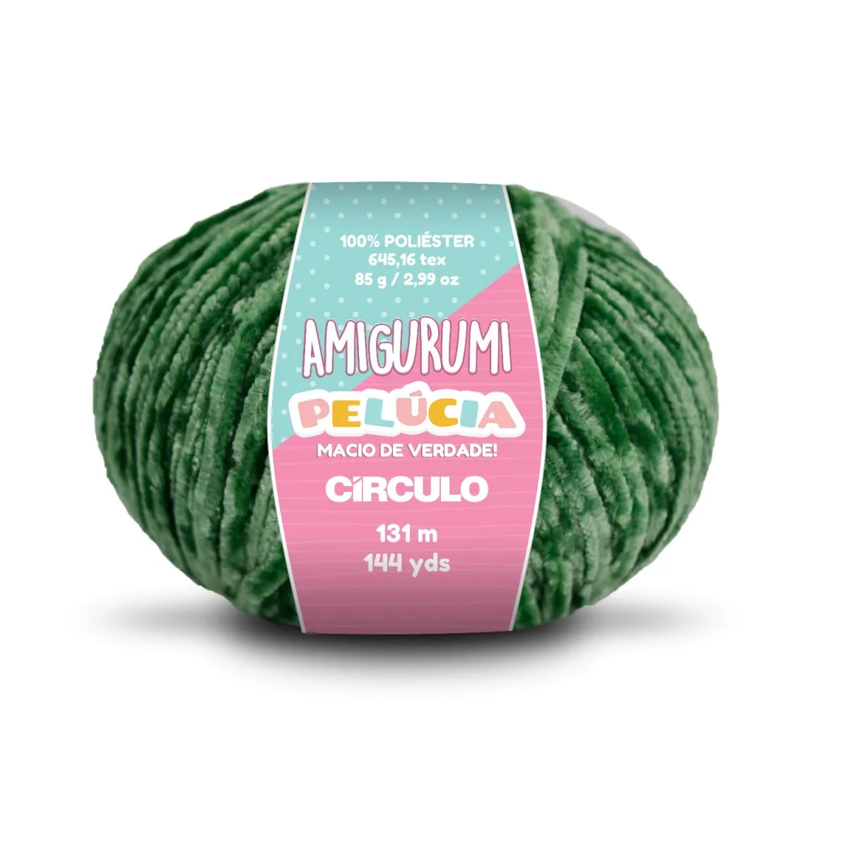 Circulo - Amigurumi Pelucia Yarn, Special Velvet Chenille Yarn for Crochet & Knitting, Amigurumi Plush Yarn for Amigurumi and Blanket,  85 g - 131 meters