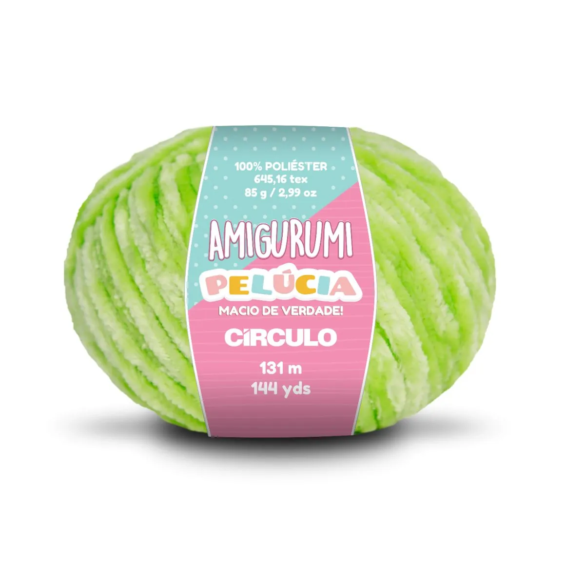 Circulo - Amigurumi Pelucia Yarn, Special Velvet Chenille Yarn for Crochet & Knitting, Amigurumi Plush Yarn for Amigurumi and Blanket,  85 g - 131 meters
