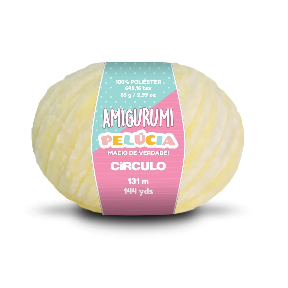 Circulo - Amigurumi Pelucia Yarn, Special Velvet Chenille Yarn for Crochet & Knitting, Amigurumi Plush Yarn for Amigurumi and Blanket,  85 g - 131 meters