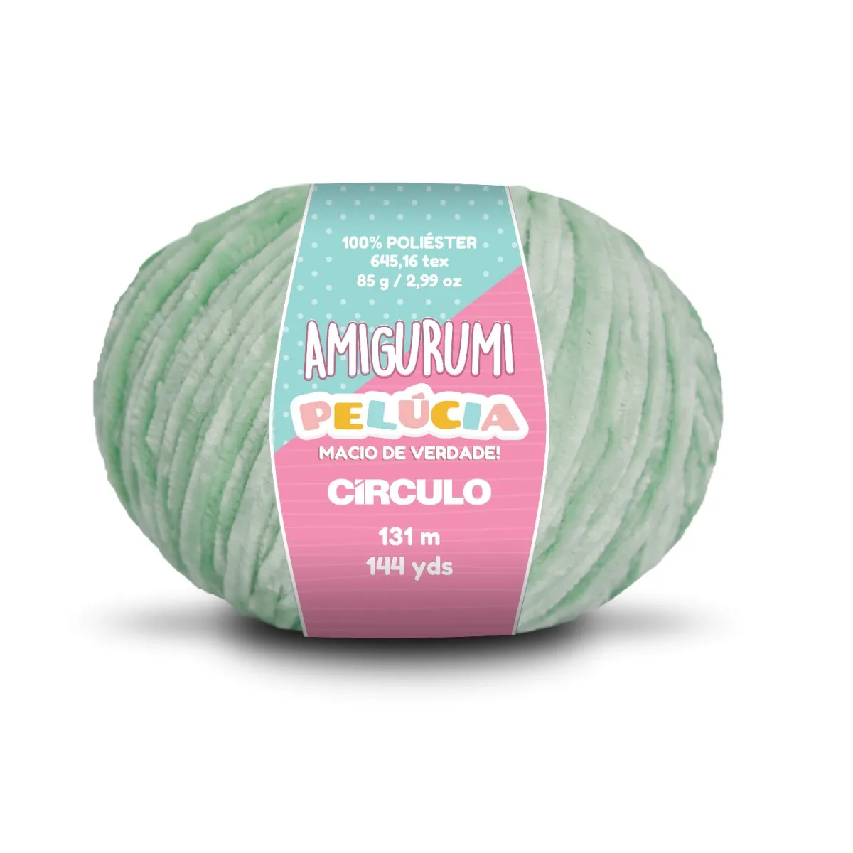 Circulo - Amigurumi Pelucia Yarn, Special Velvet Chenille Yarn for Crochet & Knitting, Amigurumi Plush Yarn for Amigurumi and Blanket,  85 g - 131 meters
