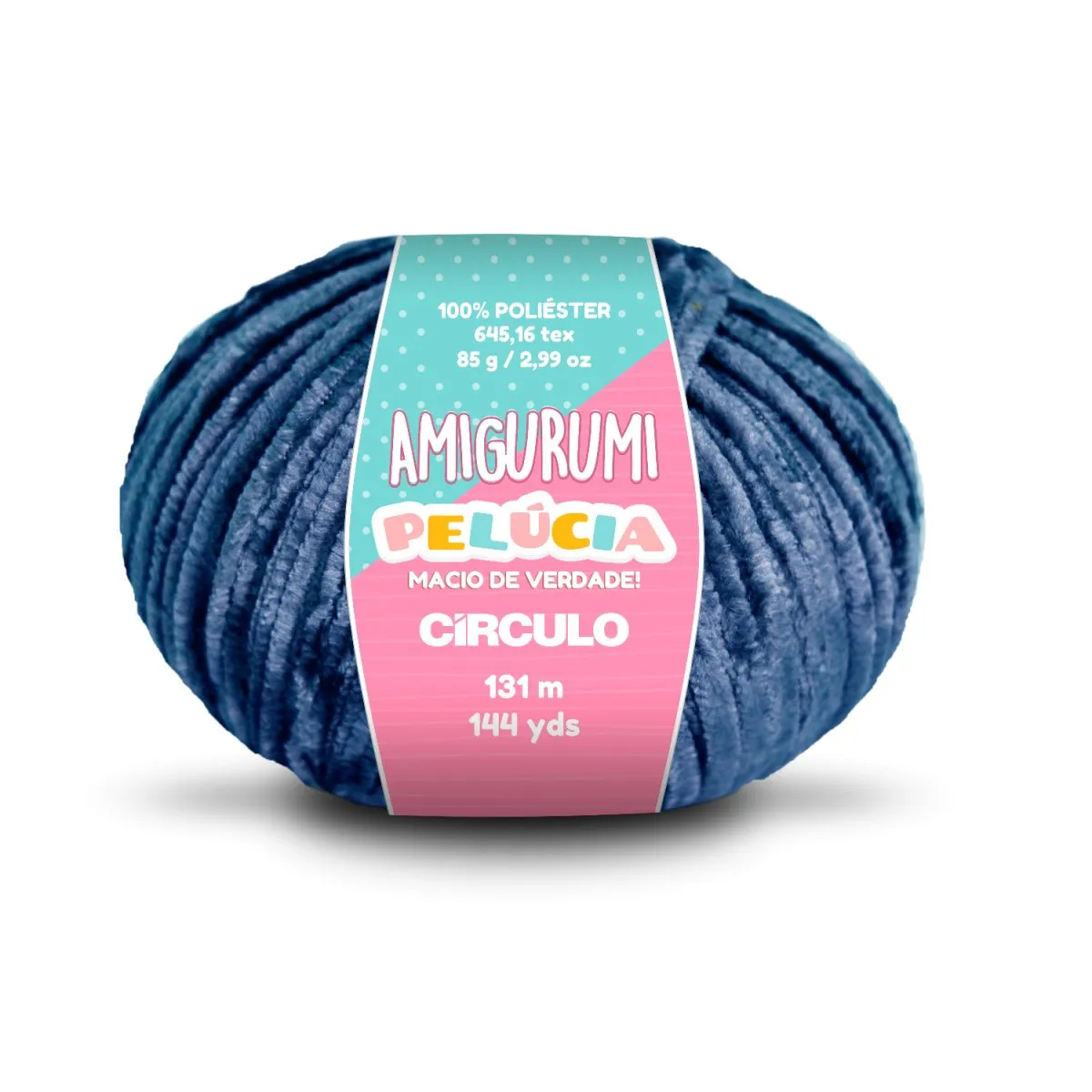Circulo - Amigurumi Pelucia Yarn, Special Velvet Chenille Yarn for Crochet & Knitting, Amigurumi Plush Yarn for Amigurumi and Blanket,  85 g - 131 meters