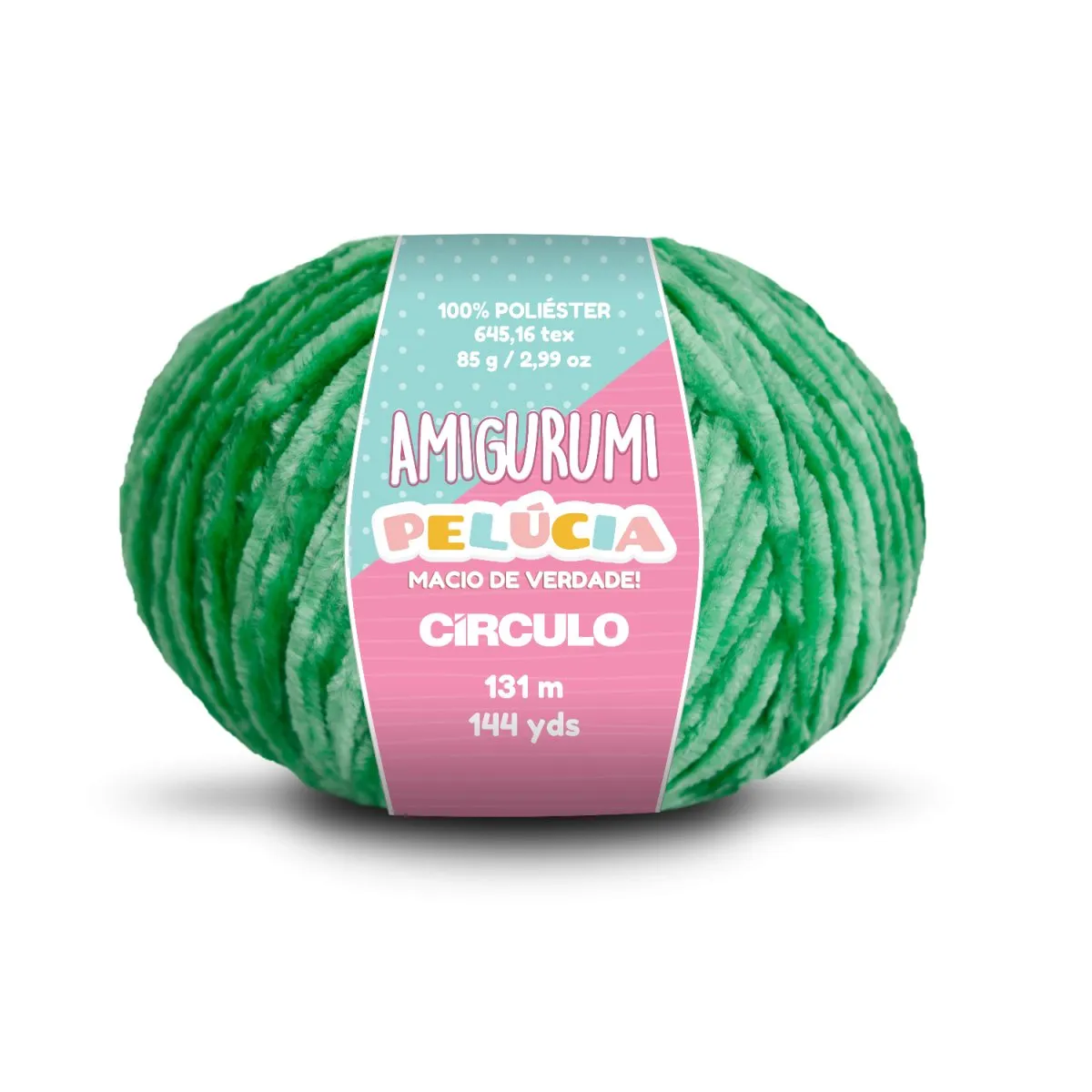 Circulo - Amigurumi Pelucia Yarn, Special Velvet Chenille Yarn for Crochet & Knitting, Amigurumi Plush Yarn for Amigurumi and Blanket,  85 g - 131 meters