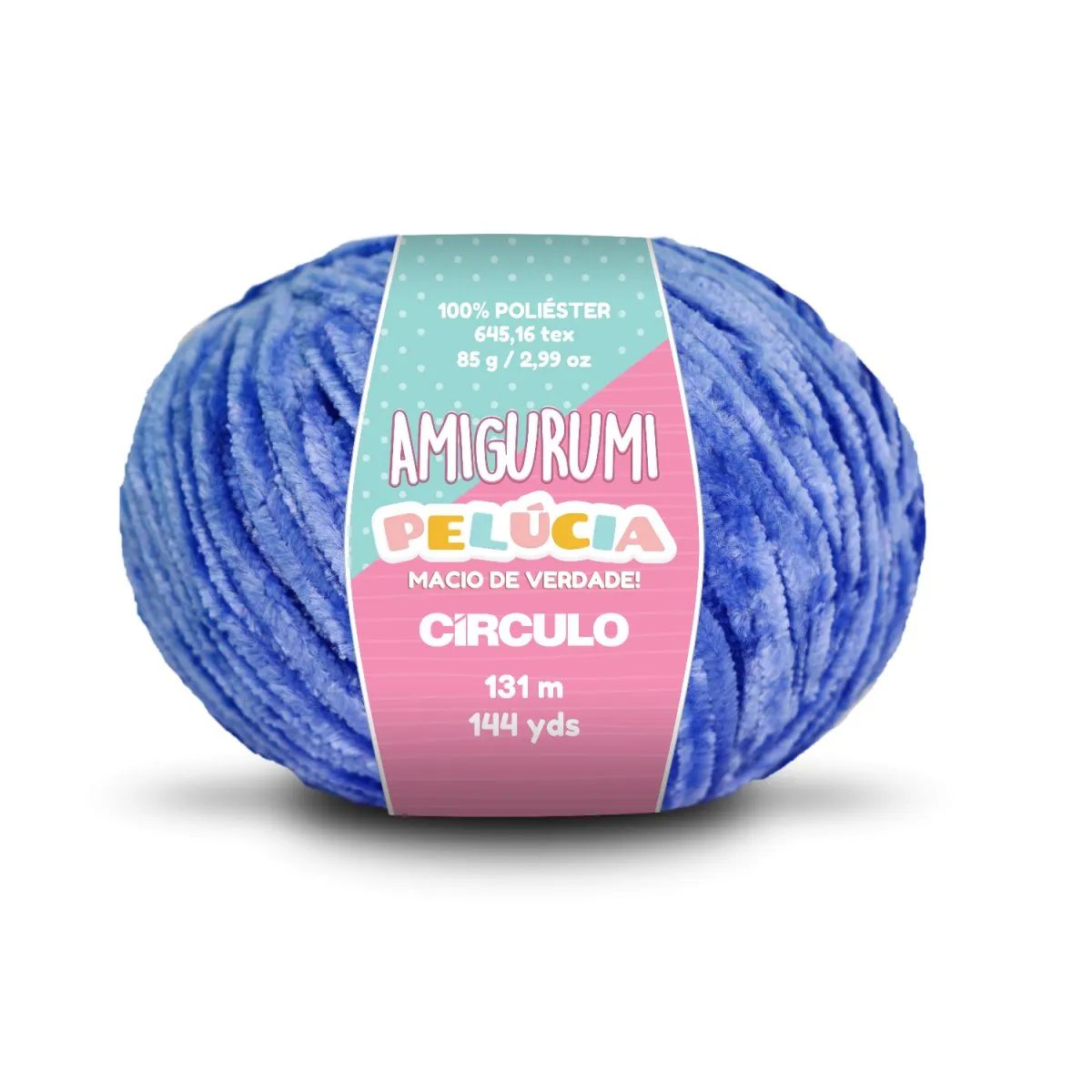 Circulo - Amigurumi Pelucia Yarn, Special Velvet Chenille Yarn for Crochet & Knitting, Amigurumi Plush Yarn for Amigurumi and Blanket,  85 g - 131 meters