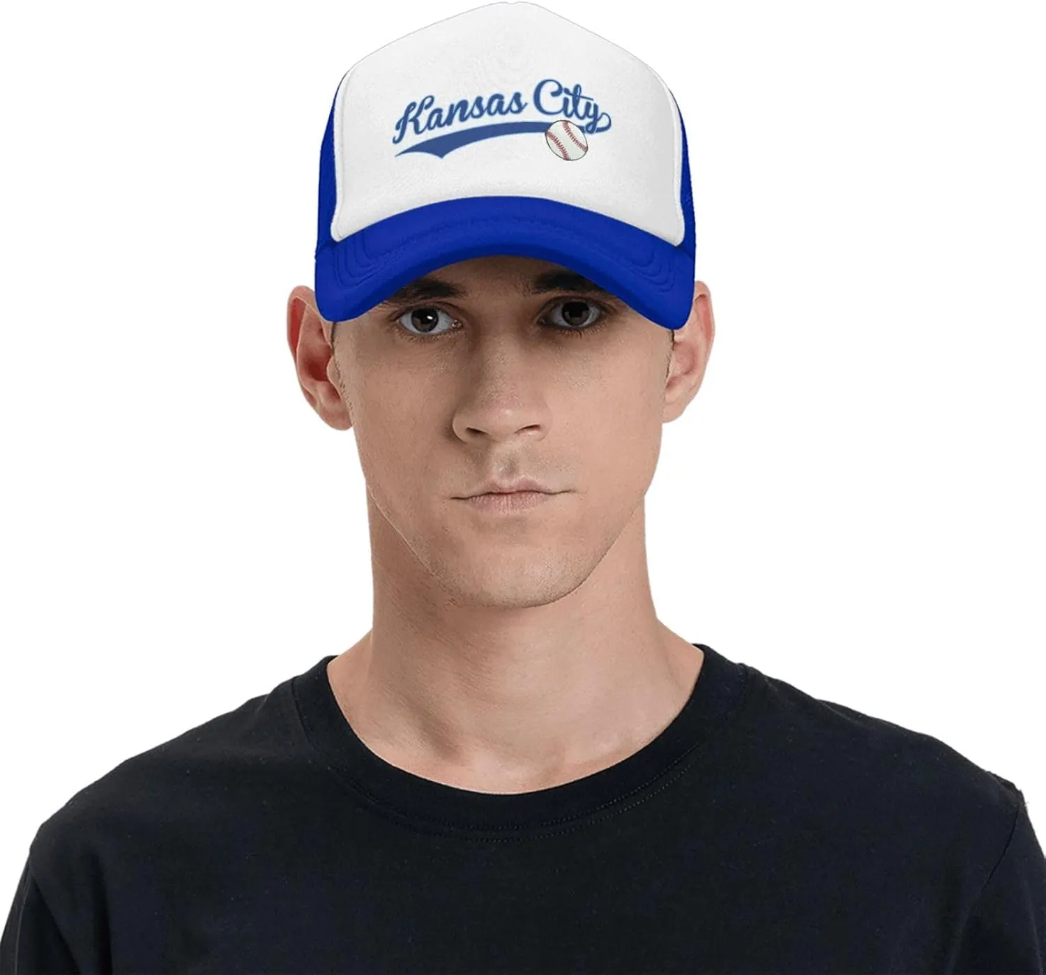 City Baseball Fans Classic Vintage Cap Graphic Adjustable Mesh Hat for Men Women