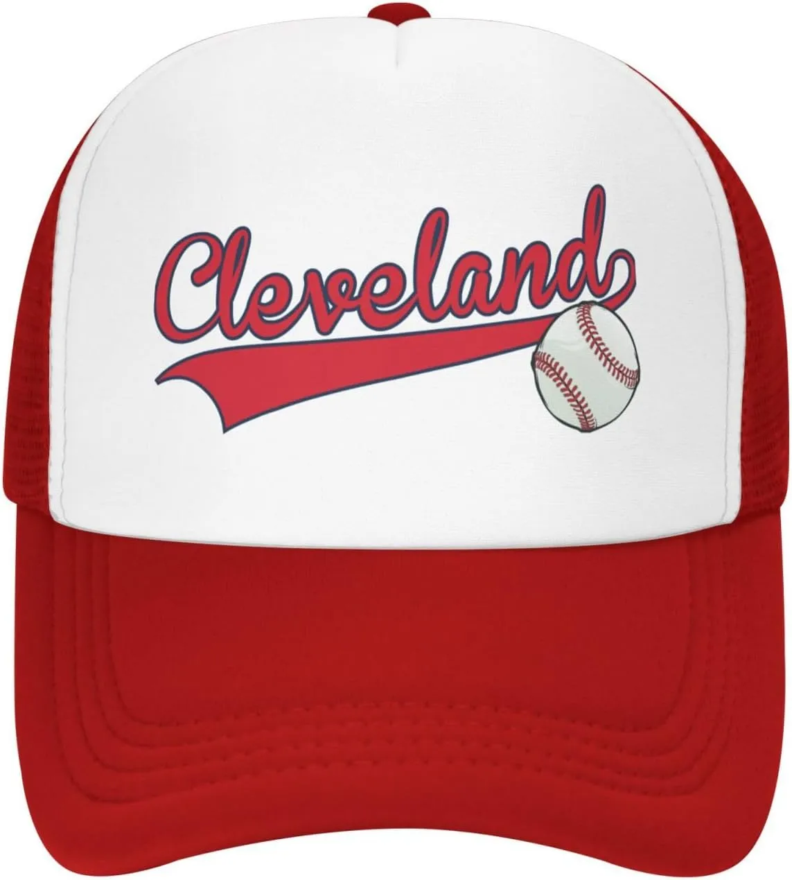 City Baseball Fans Classic Vintage Cap Graphic Adjustable Mesh Hat for Men Women