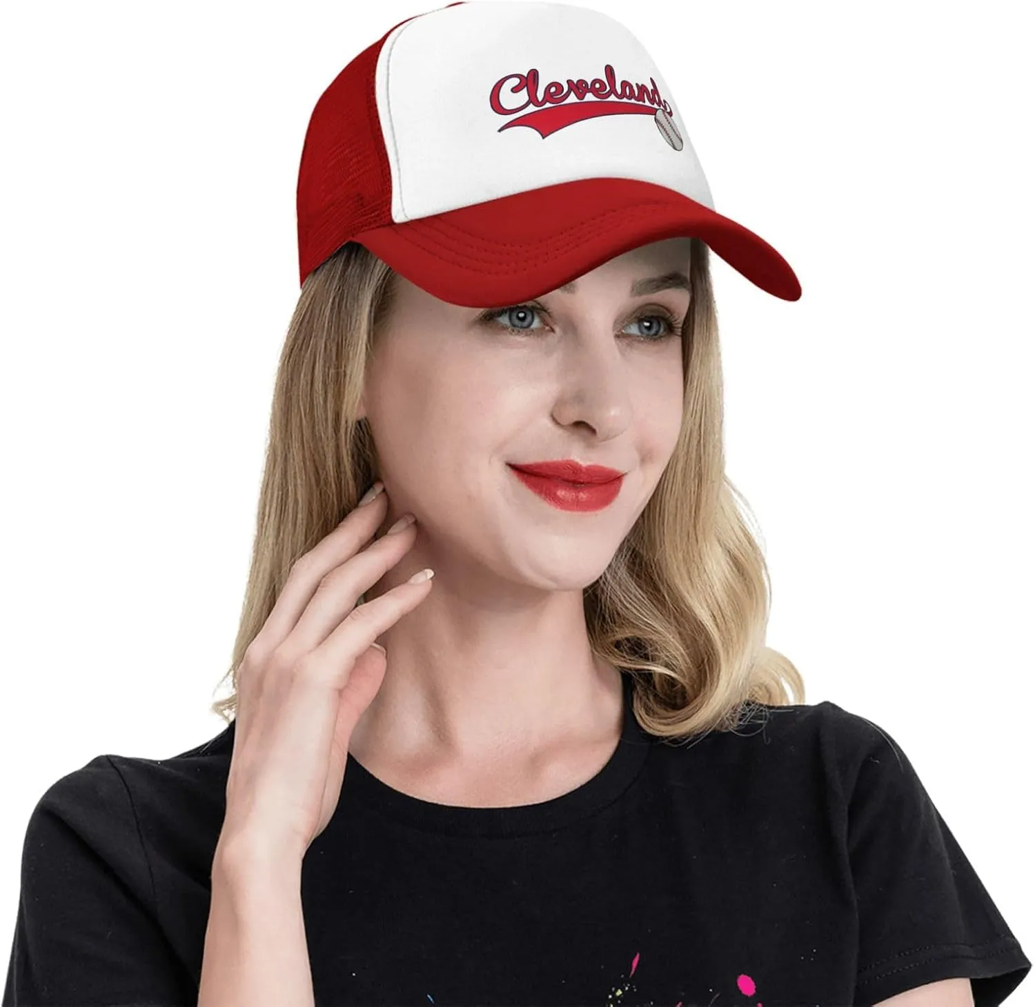 City Baseball Fans Classic Vintage Cap Graphic Adjustable Mesh Hat for Men Women