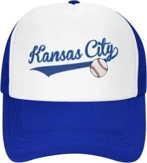 City Baseball Fans Classic Vintage Cap Graphic Adjustable Mesh Hat for Men Women