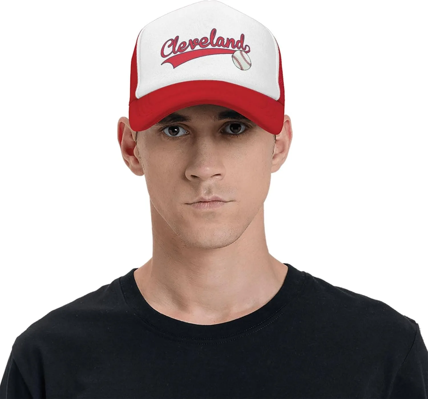 City Baseball Fans Classic Vintage Cap Graphic Adjustable Mesh Hat for Men Women
