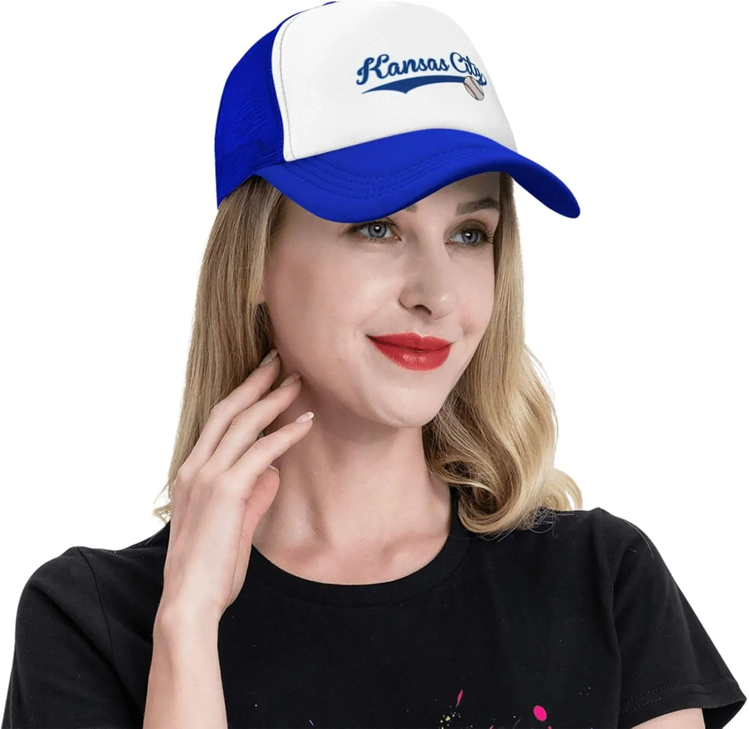 City Baseball Fans Classic Vintage Cap Graphic Adjustable Mesh Hat for Men Women
