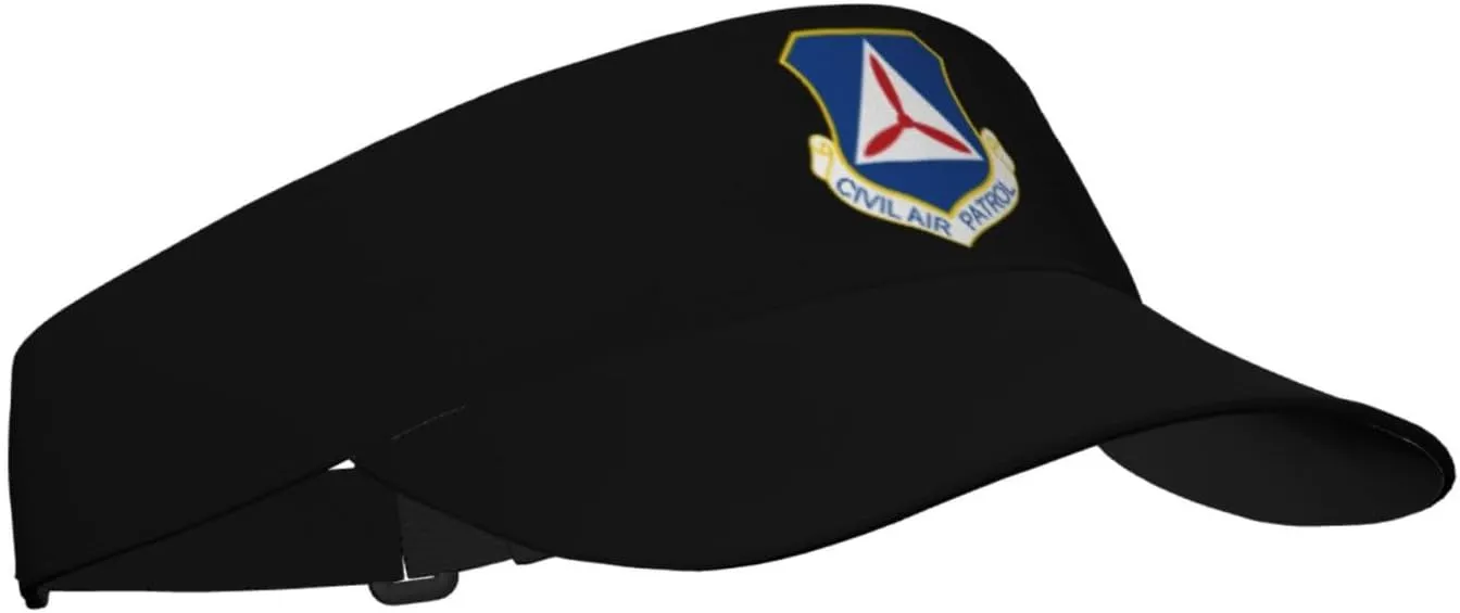 Civil Air Patrol Sport Sun Visor Hats Cotton Ball Caps Empty Top Baseball Cap for Men