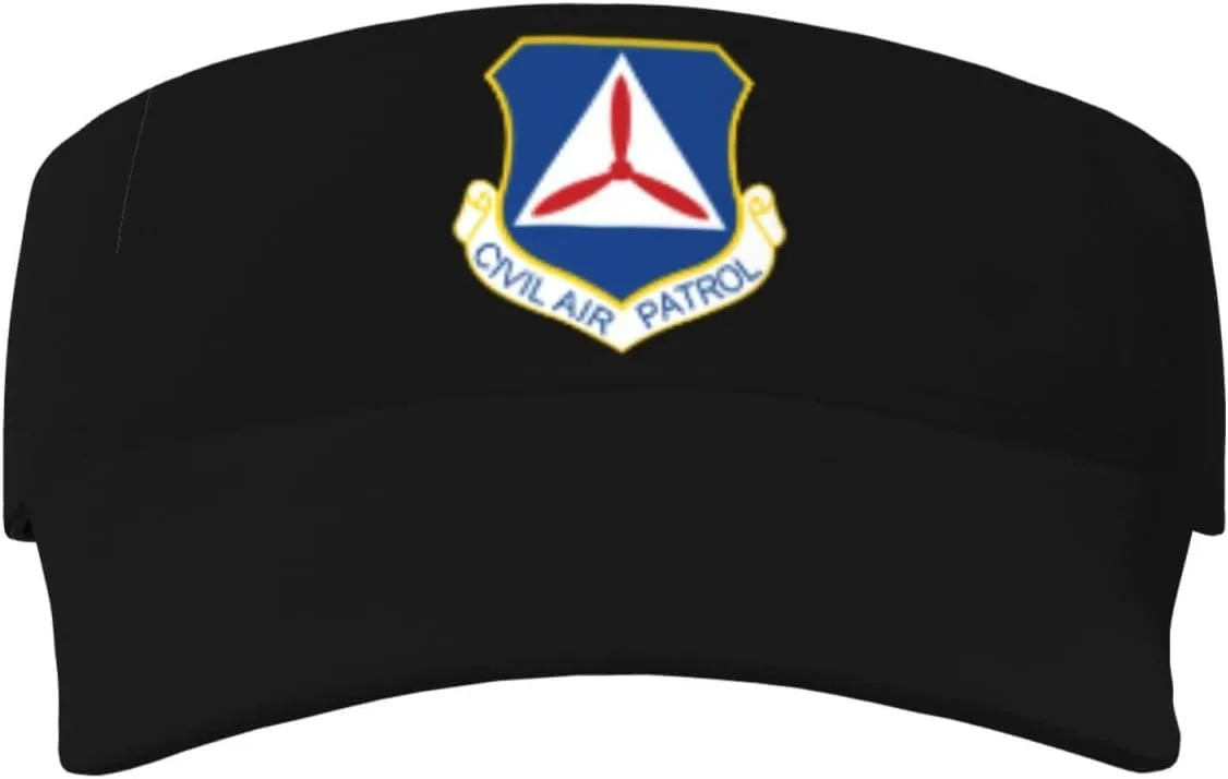 Civil Air Patrol Sport Sun Visor Hats Cotton Ball Caps Empty Top Baseball Cap for Men