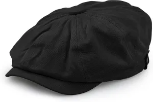 CLAPE Classic 8 Panel Cotton Flat Ivy Driving Hat Newsboy Caps Golf Cabbie Beret