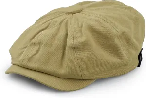 CLAPE Classic 8 Panel Cotton Flat Ivy Driving Hat Newsboy Caps Golf Cabbie Beret