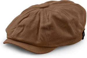 CLAPE Classic 8 Panel Cotton Flat Ivy Driving Hat Newsboy Caps Golf Cabbie Beret