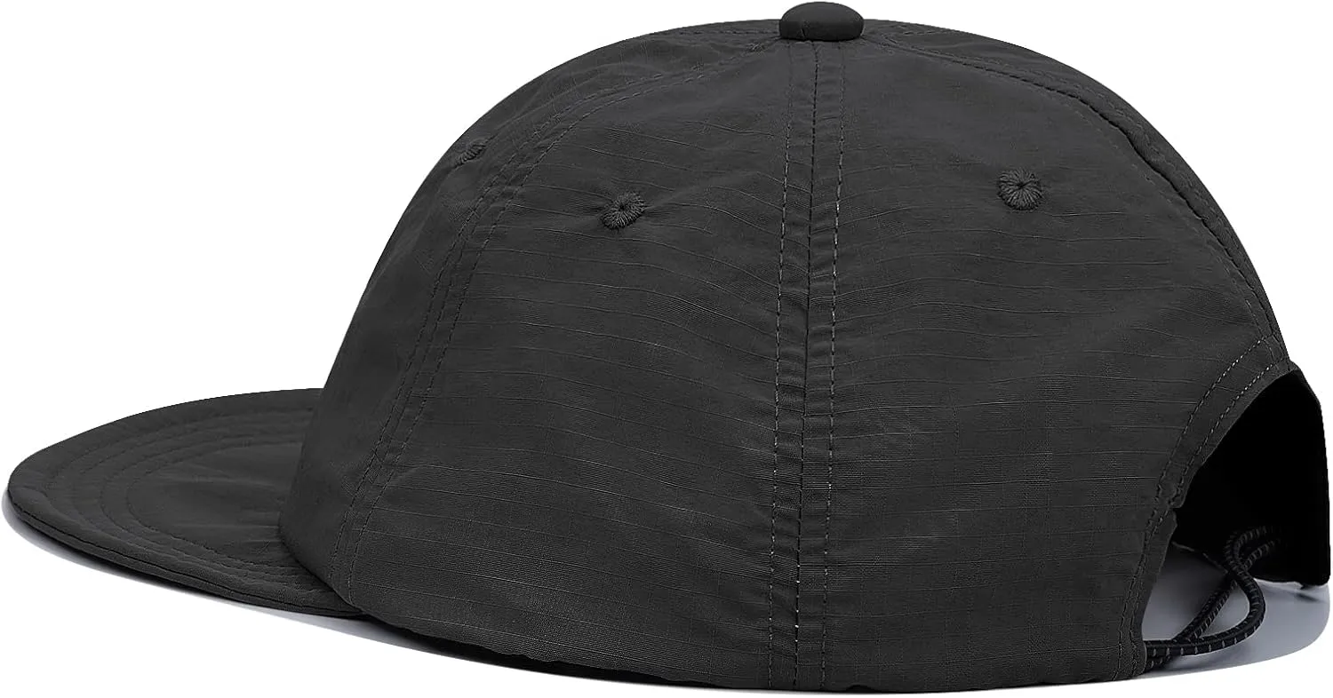 CLAPE Short Brim Baseball Cap Waterproof Outdoor Hats Breathable Sport Cap Quick Dry Hat Men Women Trucker Cap Sun Beach Hat