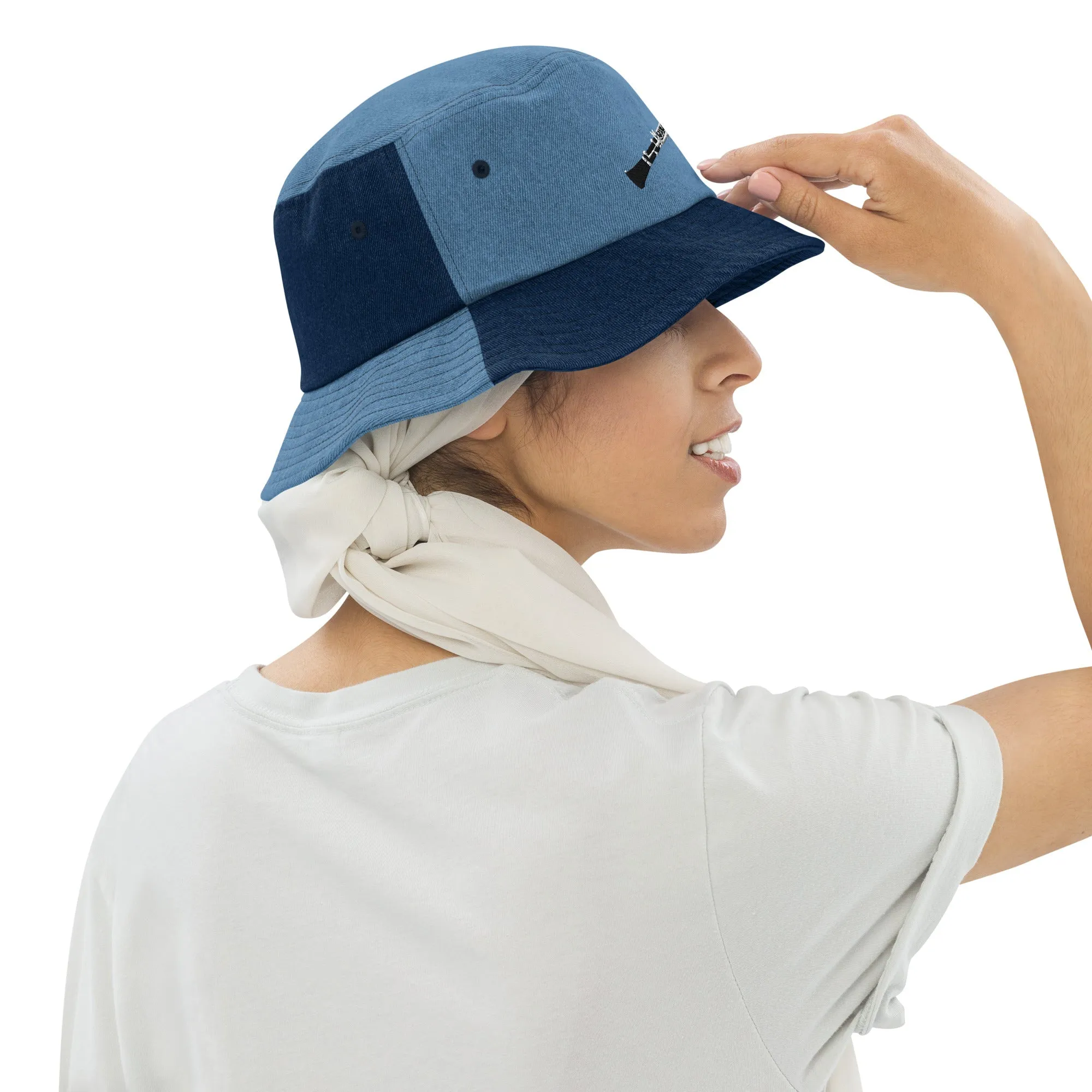 Clarinet bucket hat | Denim bucket hat
