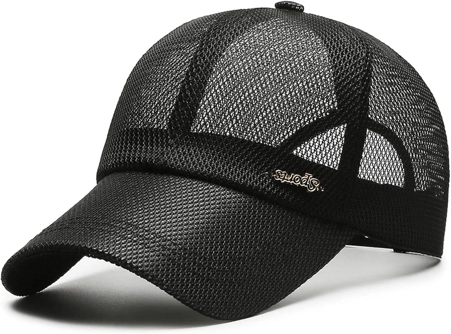 Classic Casual Adjustable Dad Hat Plain Blank Trucker Mesh Baseball Cap for Summer Hunting Running Hiking Tennis