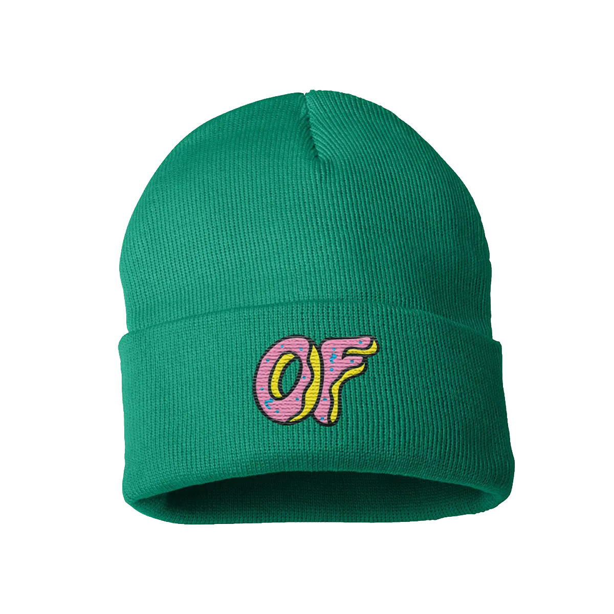 Classic Logo Foldover Beanie - Green
