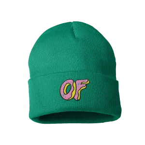 Classic Logo Foldover Beanie - Green