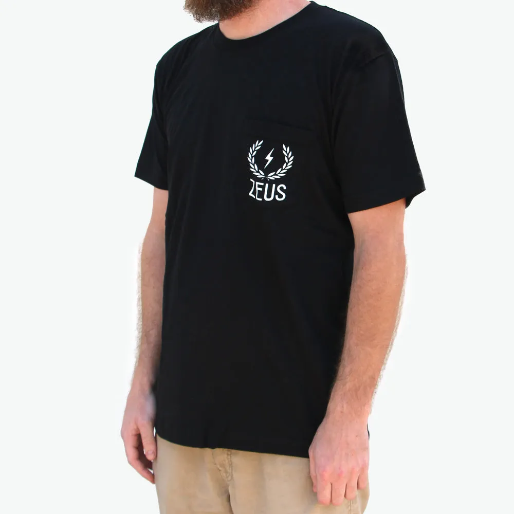 Classic Logo Pocket Tee, Black