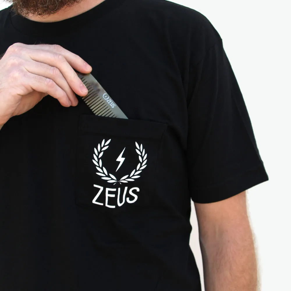 Classic Logo Pocket Tee, Black