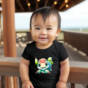 Colorful turtle Design Onesie, Personalized Bodysuit, Custom BabyOnesie, Baby Shower Gift, Coming home Outfit, Newborn Outfit, Unisex Onesie