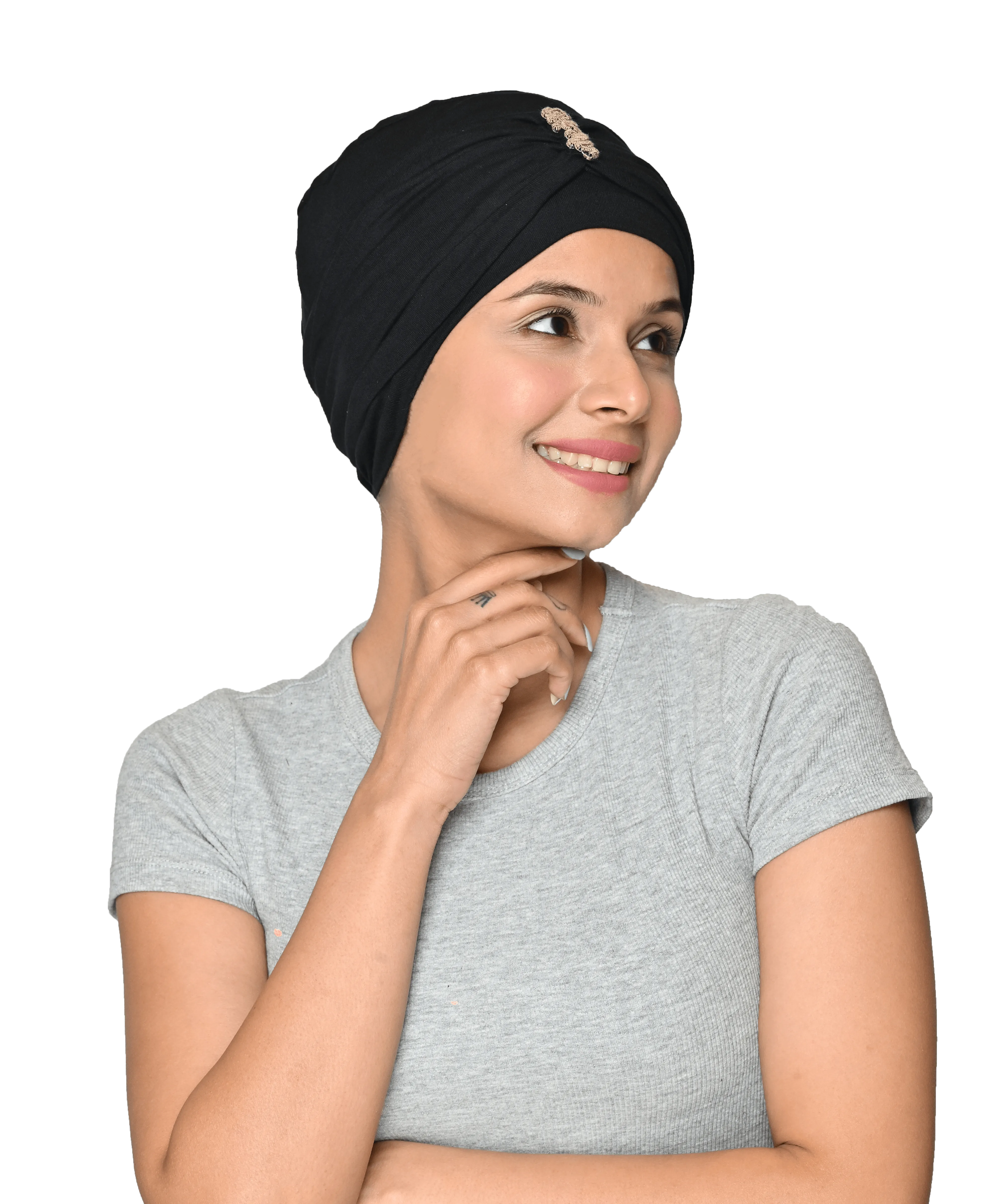 Comfortable Bamboo Viscose Headwrap Turban For hair loss