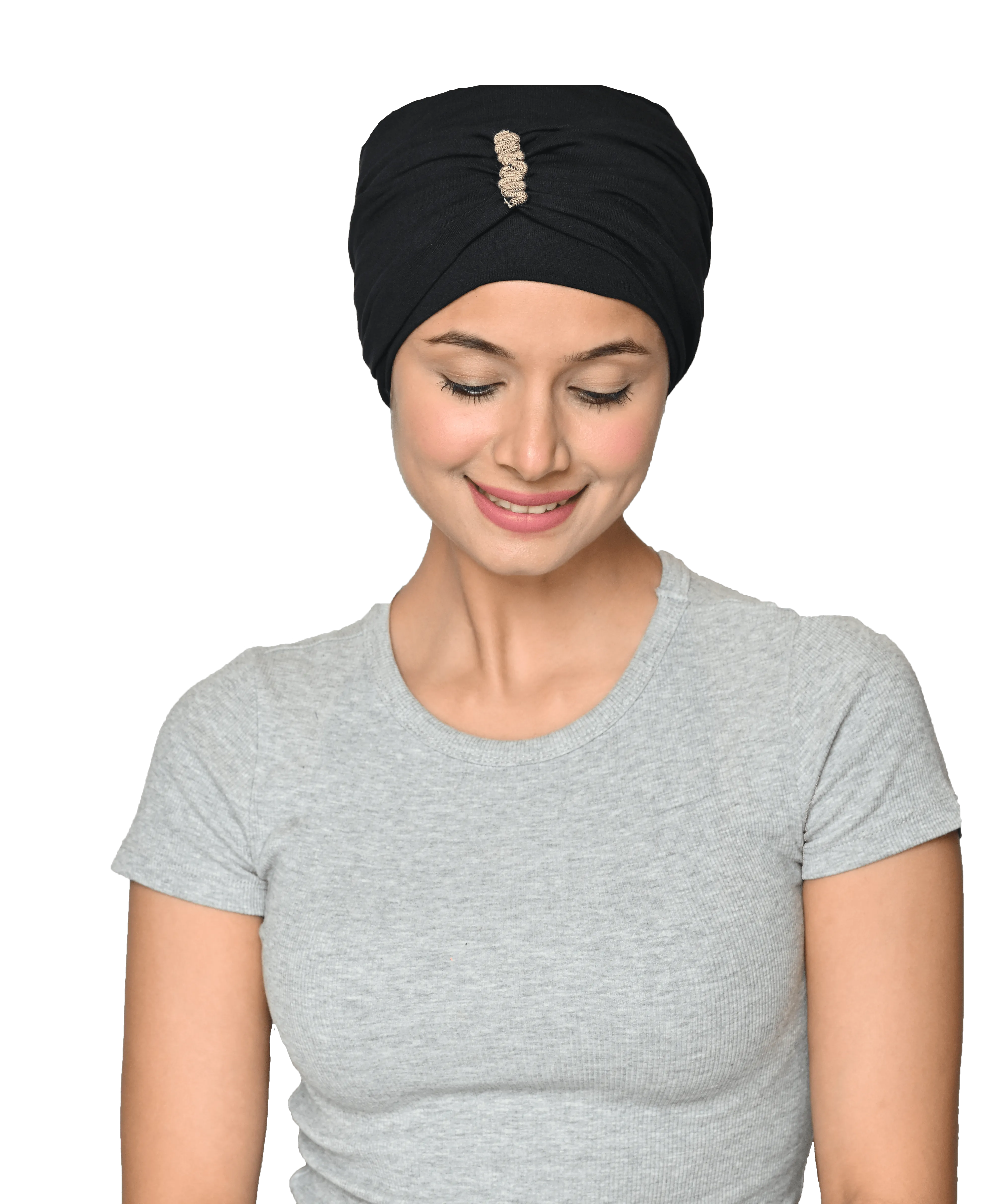 Comfortable Bamboo Viscose Headwrap Turban For hair loss