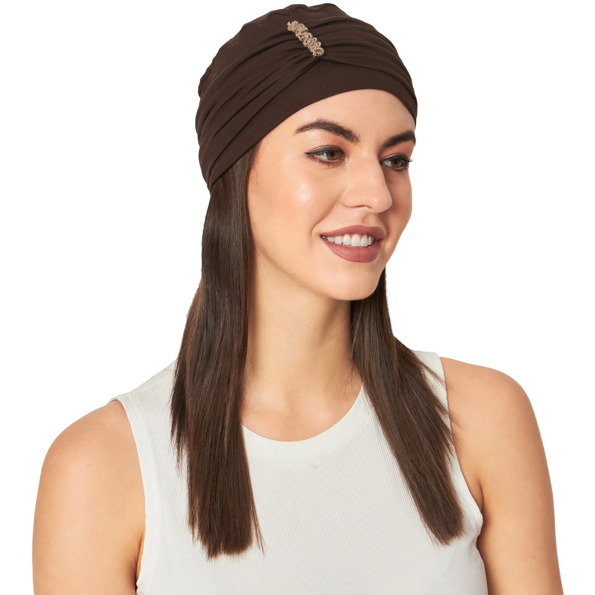 Comfortable Bamboo Viscose Headwrap Turban For hair loss