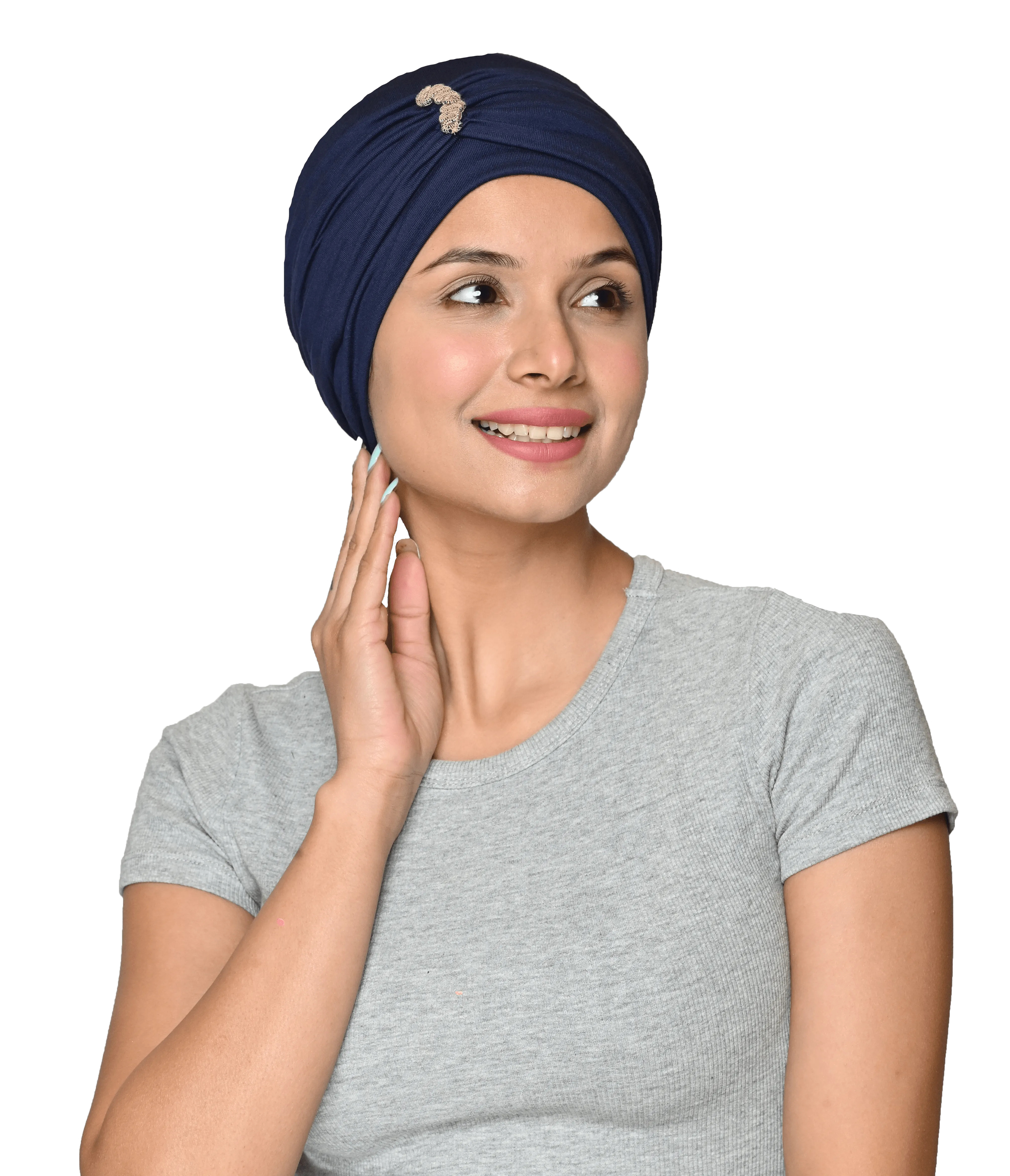 Comfortable Bamboo Viscose Headwrap Turban For hair loss