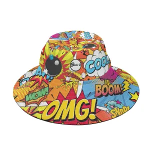 Comic Bucket Hat - Fashion Sun Hat