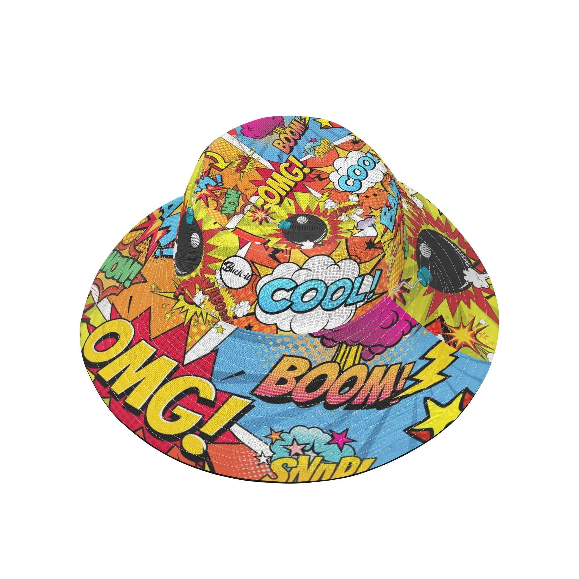 Comic Bucket Hat - Fashion Sun Hat