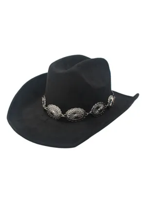 Concho Band Cowgirl Hat