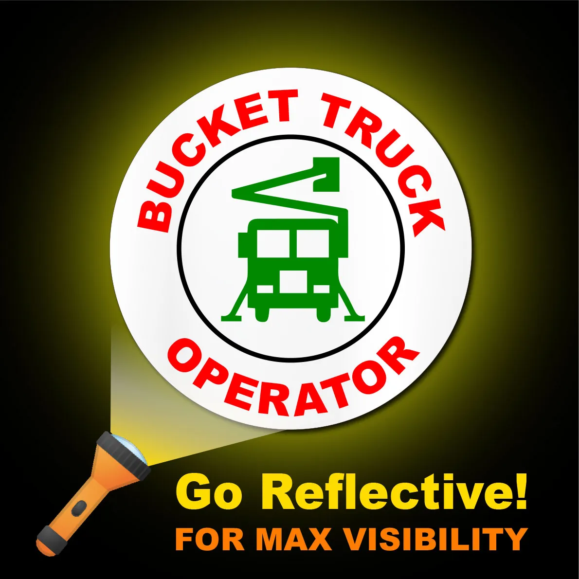 Construction Hard Hat Decal | Bucket Truck Operator |Man Lift Operator