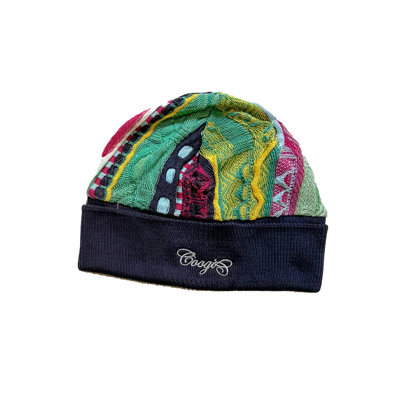 Coogi Men's Droplet Skully Multi Orange Black