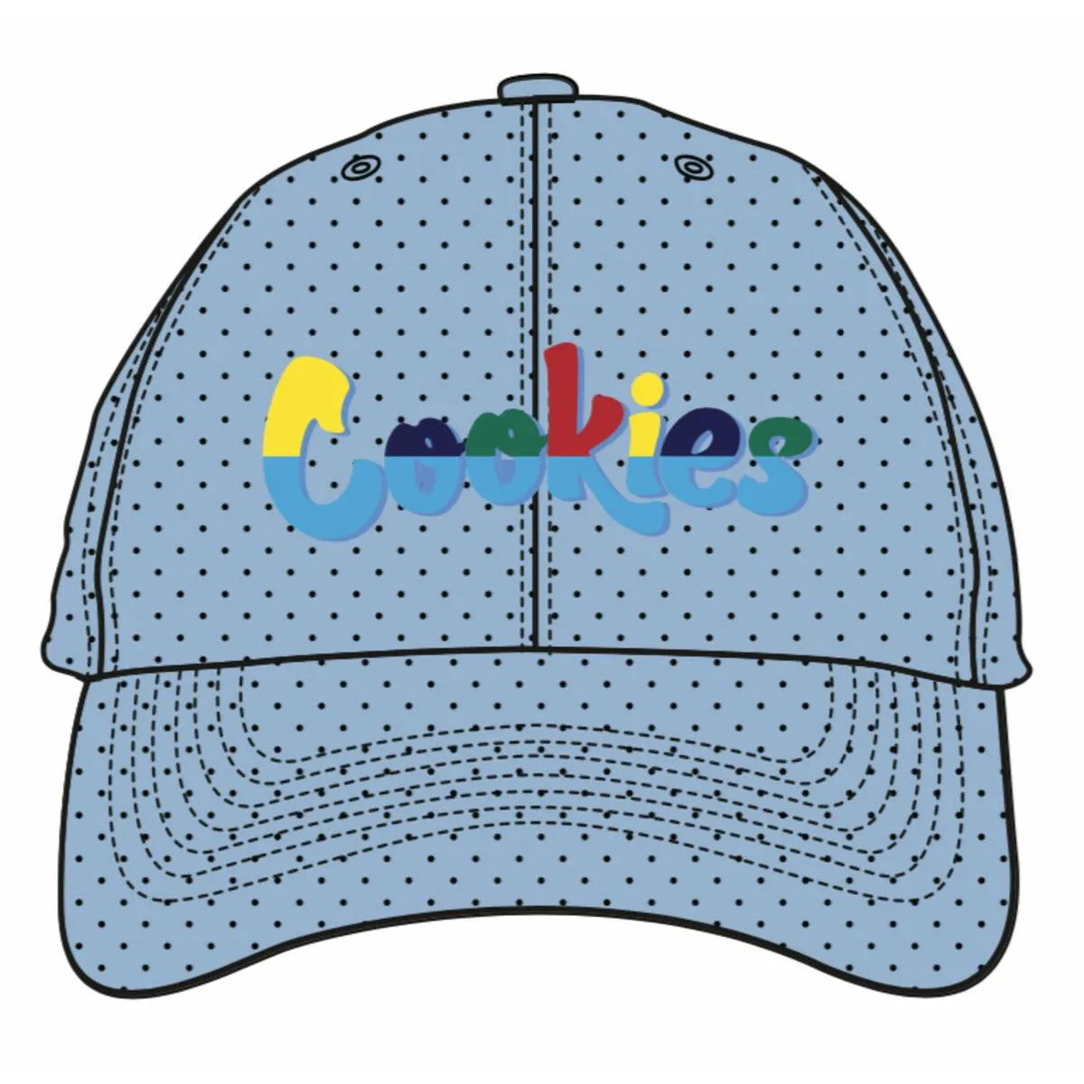 Cookies Catamaran Mesh Carolina Blue Dad Hat (1559X6312)