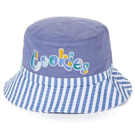 Cookies Montauk Canvas Slate Blue Bucket Hat (1558X6155)