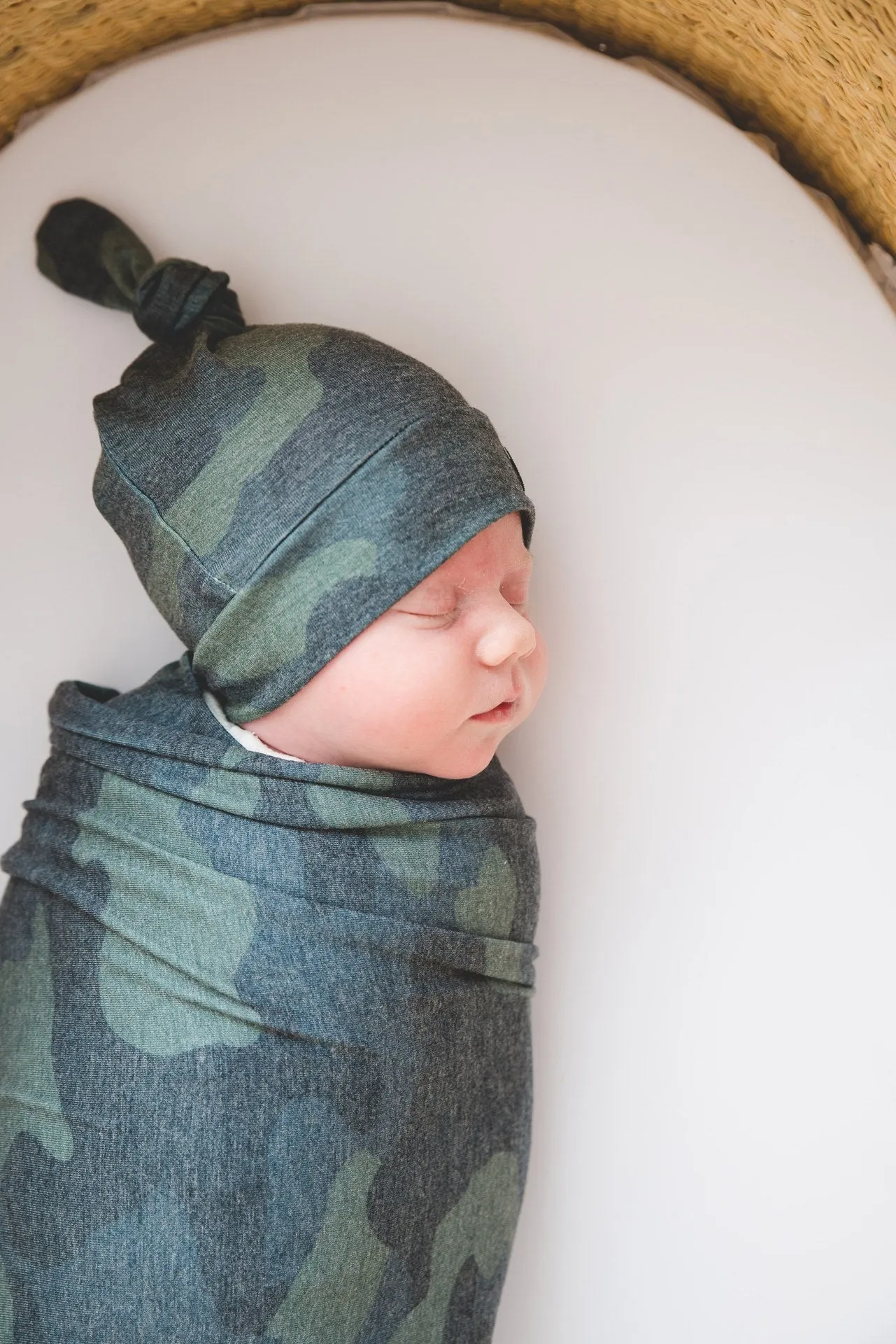 Copper Pearl Hunter Top Knot Hat