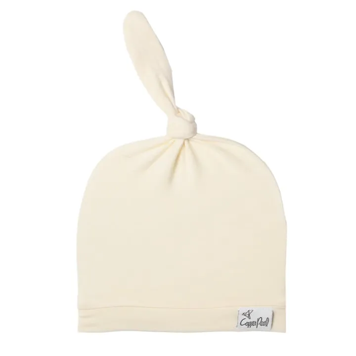 Copper Pearl Top Knot Hat / Yuma
