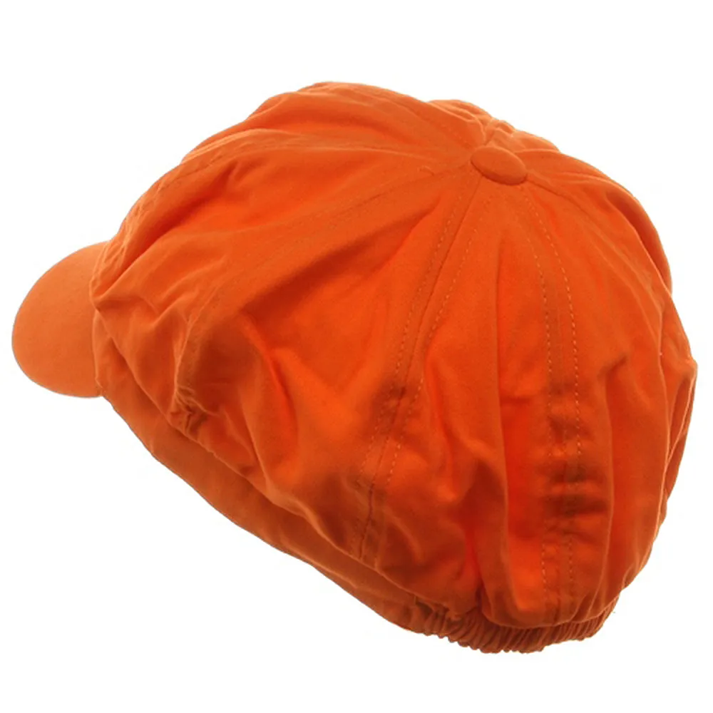 Cotton Elastic Newsboy Cap