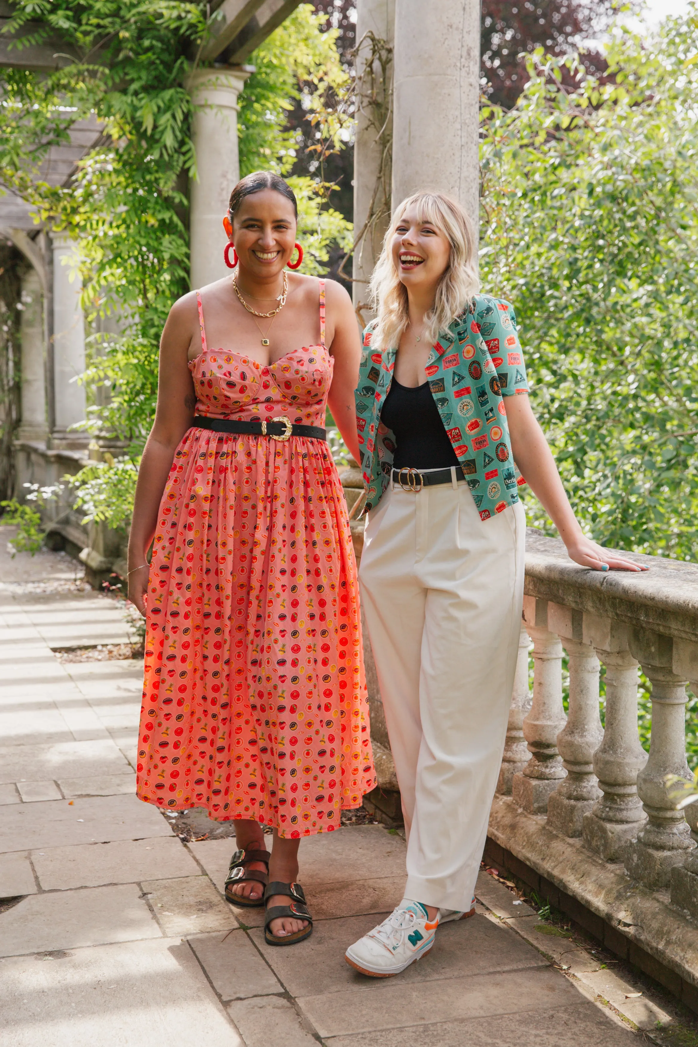 Cotton Lawn - Fruit Labels - The Edit x Betty Woodhouse