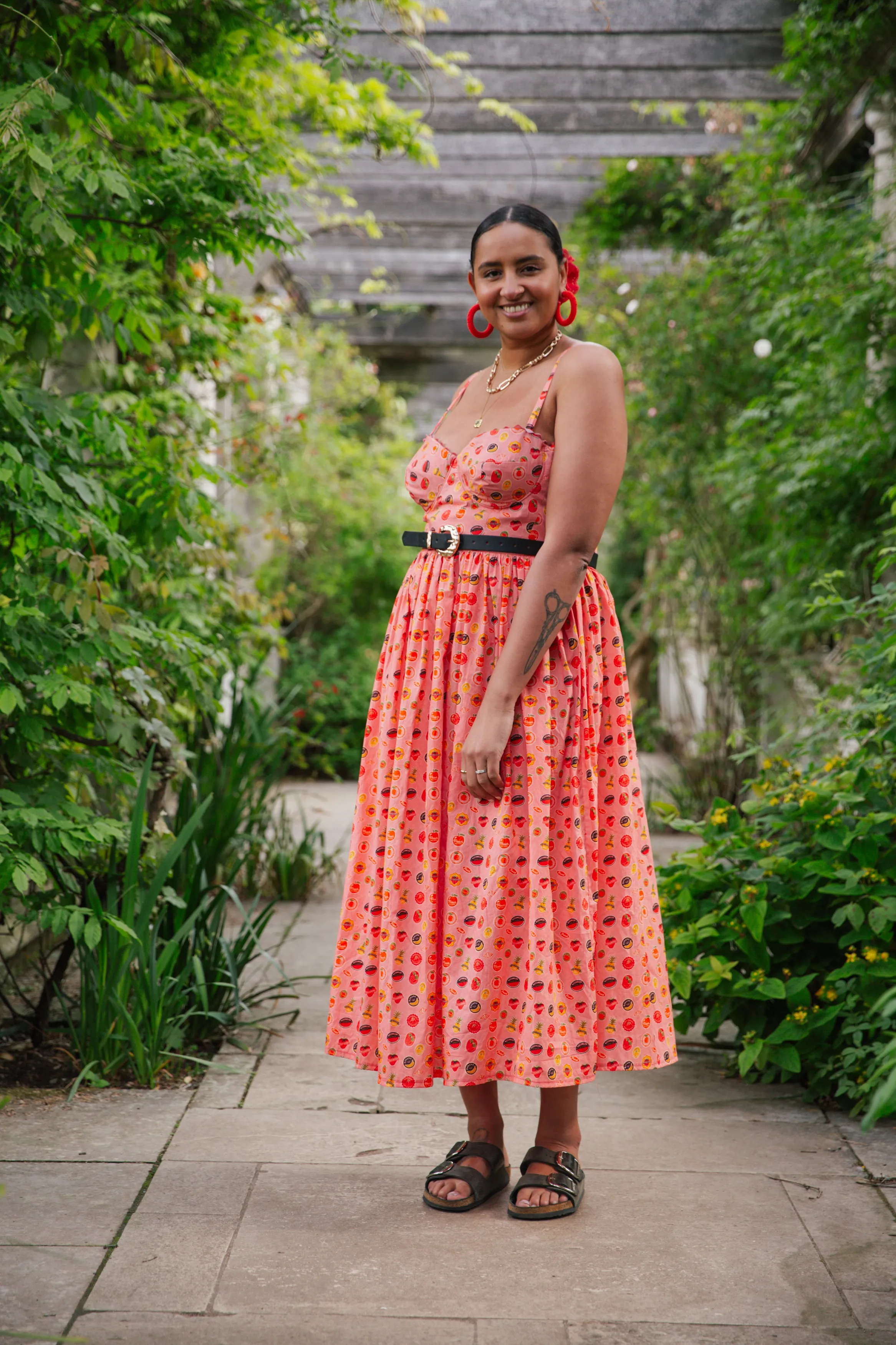 Cotton Lawn - Fruit Labels - The Edit x Betty Woodhouse