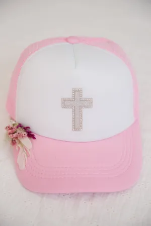 CROSS PINK TRUCKER HAT