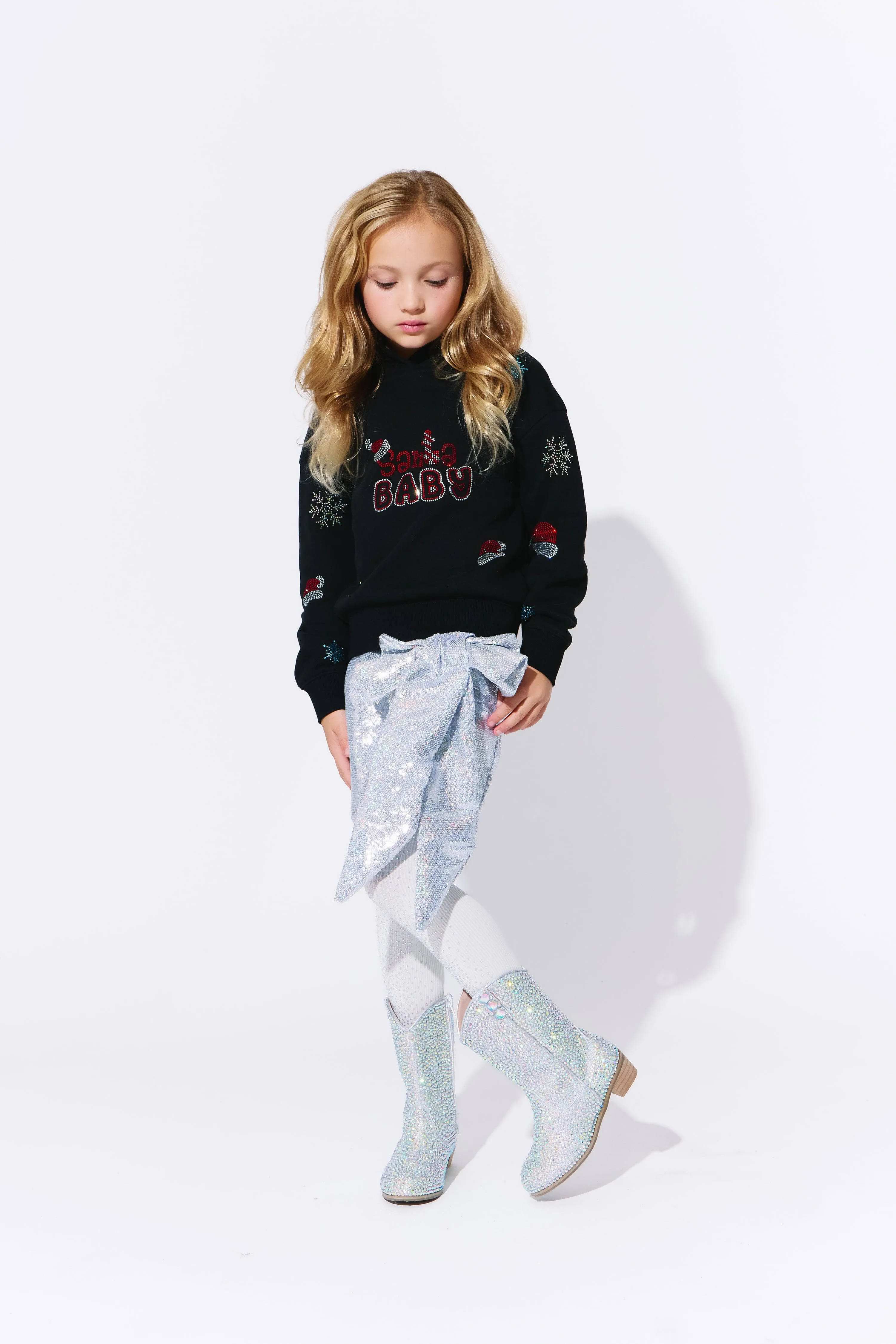 Crystal Santa Baby Hoodie