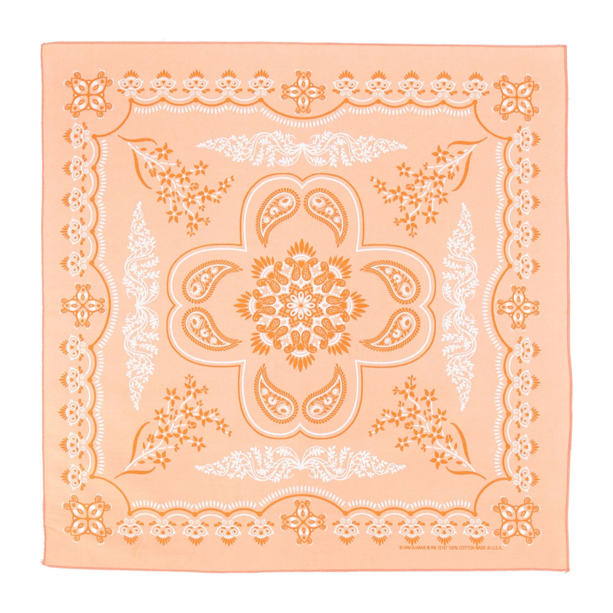 CTM® Extra Large 27 Inch Fashion Paisley Print Bandana