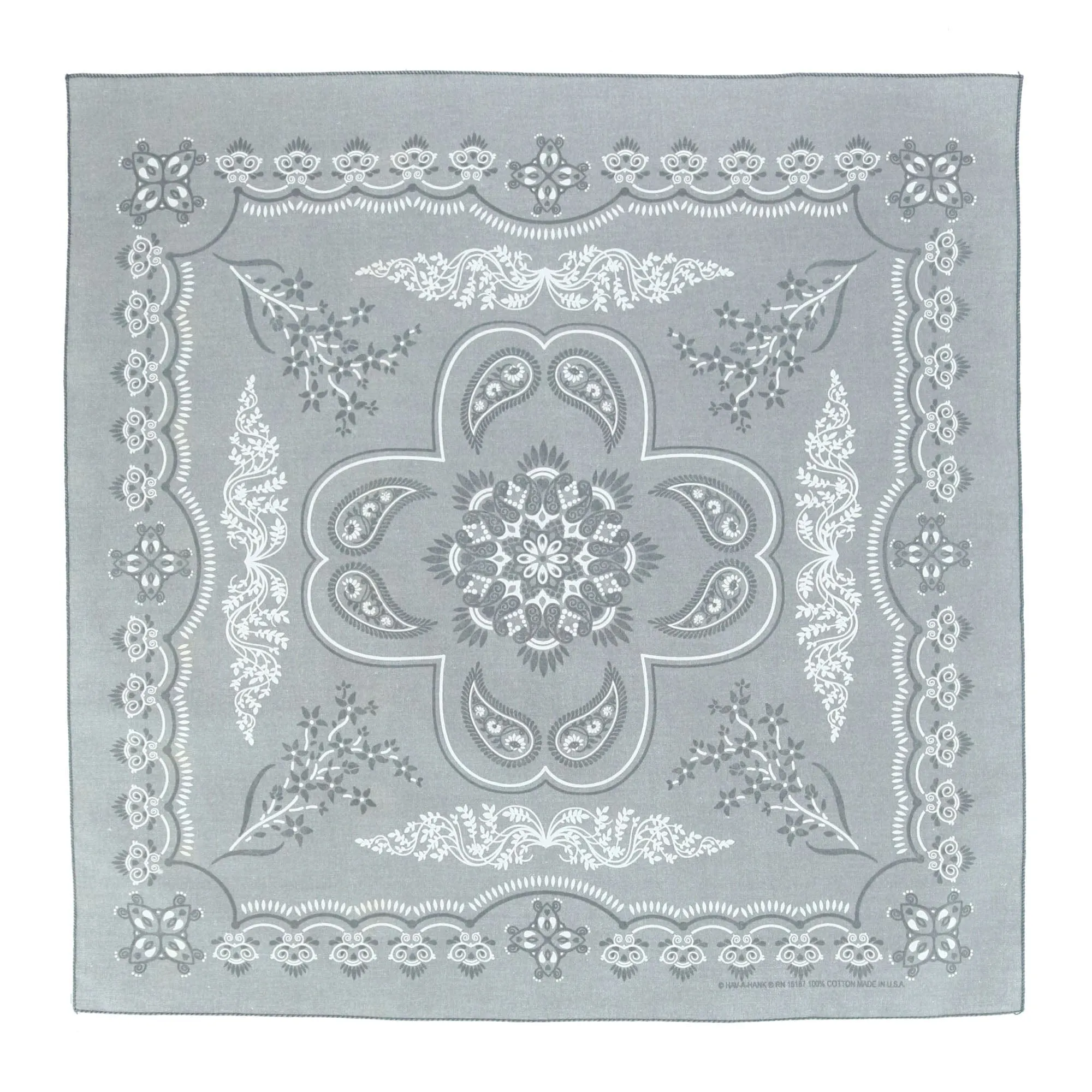 CTM® Extra Large 27 Inch Fashion Paisley Print Bandana