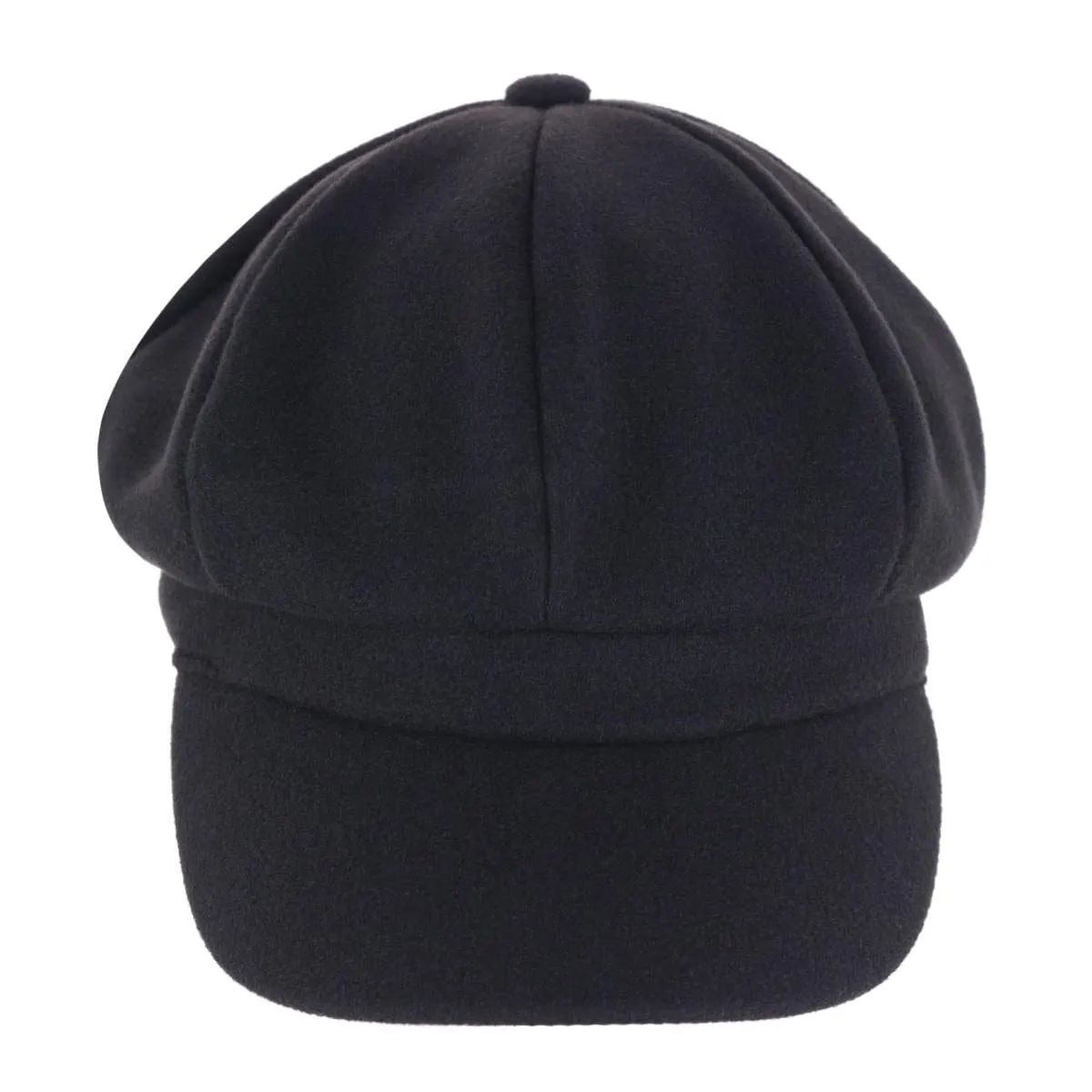 CTM® Women's Wool Cabbie Baker Cap