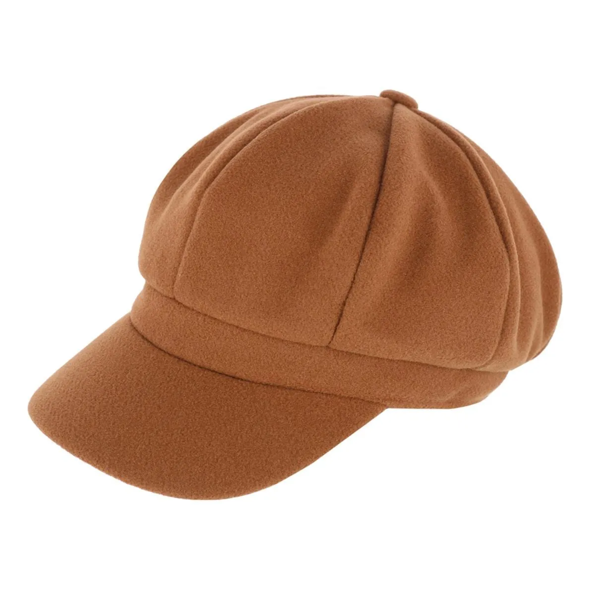 CTM® Women's Wool Cabbie Baker Cap
